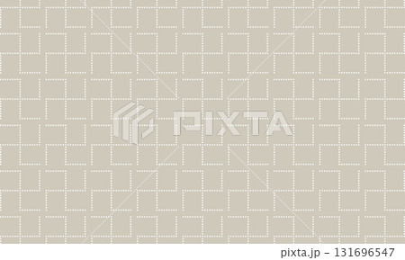 四角いドットでできた大きいモダンな卍模様の壁紙 131696547