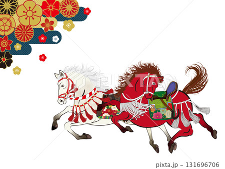 馬のイラストリクエスト 馬イラスト54のイラスト素材 [131696706] - PIXTA