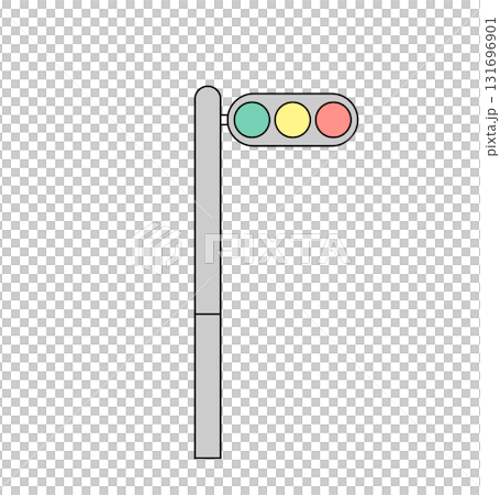 シンプルな信号機のアイコン 131696901