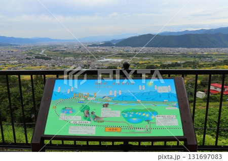 姨捨駅からの眺望（JR篠ノ井線） 131697083