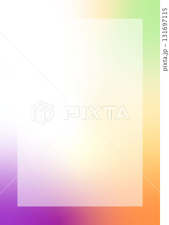 秋のハロウィンカラー透明感のあるグラデーション背景フレーム カラフル 紫オレンジ緑黄色  秋のハロウィンカラー透明感のあるグラデーション背景フレーム カラフル 紫オレンジ緑黄色  131697115