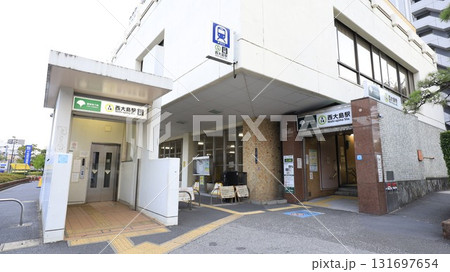 都営地下鉄新宿線の西大島駅A4番出入口、エレベーターが設置され、江東区総合区民センターに直結 131697654
