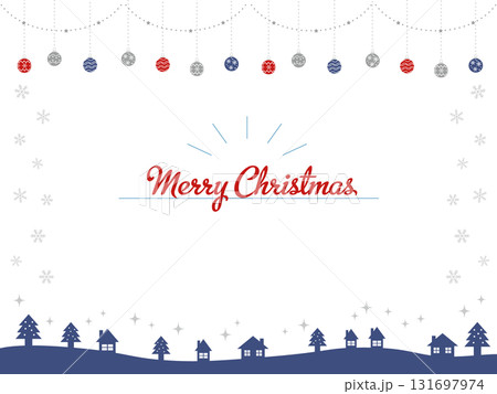 オシャレなクリスマスのフレーム オシャレなクリスマスのフレーム 131697974