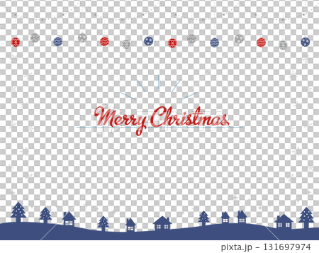 オシャレなクリスマスのフレーム オシャレなクリスマスのフレーム 131697974