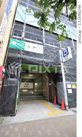 都営地下鉄新宿線の菊川駅A2番出入口、工事中 131698246