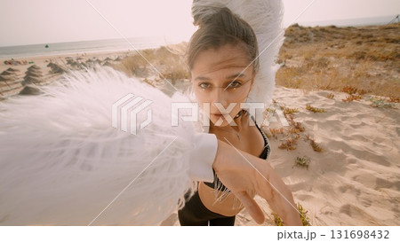 Angelic Vision by the Shore A Beautiful and Dreamy Summer Aesthetic Experience Awaits You 131698432