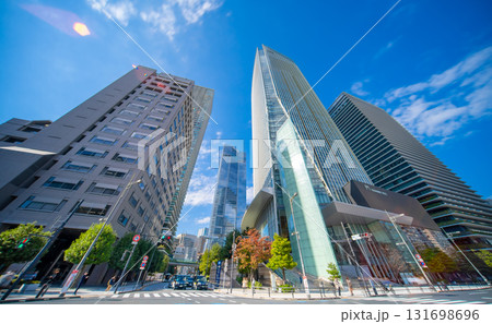 東京・虎の門　超高層ビル群　 131698696