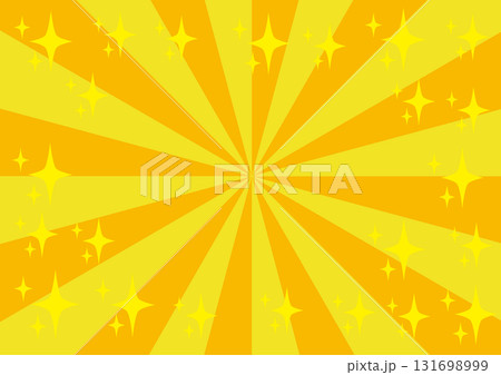 放射状背景キラキラ 131698999