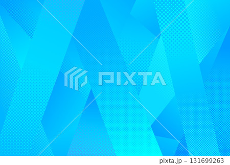 背景素材 青色 水色 グラデーション パターン ドット 斜め ポップ バックグラウンド 131699263