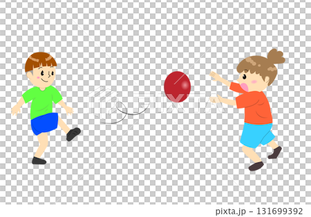 サッカーをする子ども達 サッカーをする子ども達 131699392
