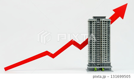 タワーマンションの価格と地価高騰の画像 131699505