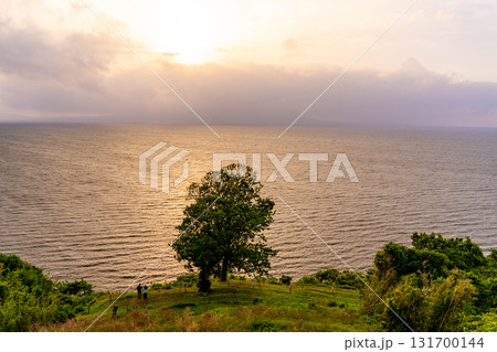 【熊本県宇土市】御輿来海岸展望所の眺め 夕景 【熊本県宇土市】御輿来海岸展望所の眺め 夕景 131700144