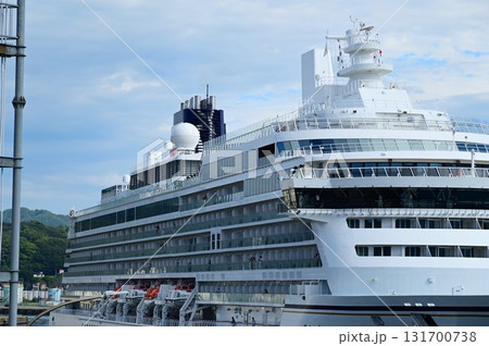 宮古港の朝 豪華客船飛鳥Ⅲ入港 宮古港の朝 豪華客船飛鳥Ⅲ入港 131700738