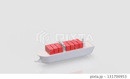 The Ship for Transport or Business concept 3d Rendering. The Ship for Transport or Business concept 3d Rendering. 131700953