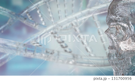 The Skull for Education or Sci concept 3d Rendering. 131700956