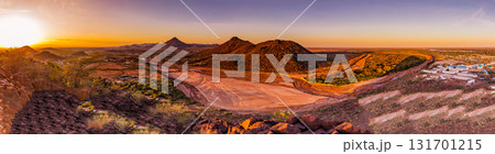 Kawalasee Kalase River seasonal river Lodwar Town Turkana County region Kenya Sunset Landscapes 131701215