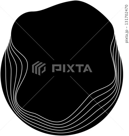 Circle black overlapping blend effect. Element for frame, label, tag, badge Circle black overlapping blend effect. Element for frame, label, tag, badge 131702470