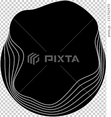Circle black overlapping blend effect. Element for frame, label, tag, badge Circle black overlapping blend effect. Element for frame, label, tag, badge 131702470