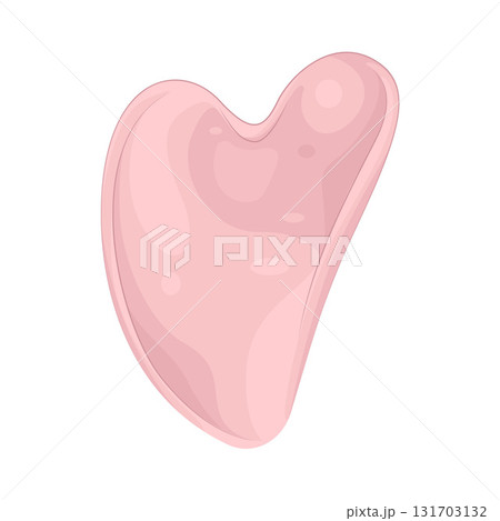 Illustration of gua sha stone 131703132