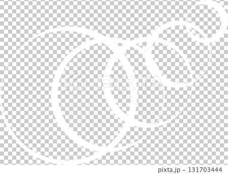 Circle white dynamic with wavy line and curve. Technology style, digital, science, future, web 131703444