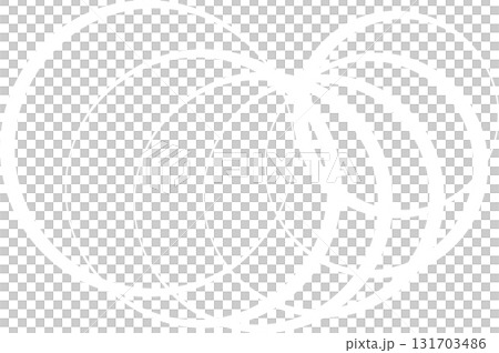 Circle white dynamic with wavy line and curve. Technology style, digital, science, future, web 131703486