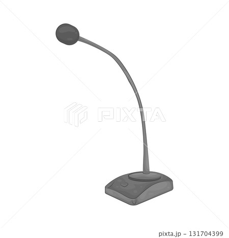 Illustration of microphone Illustration of microphone 131704399