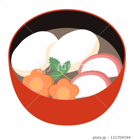 お雑煮のイラスト 131704594