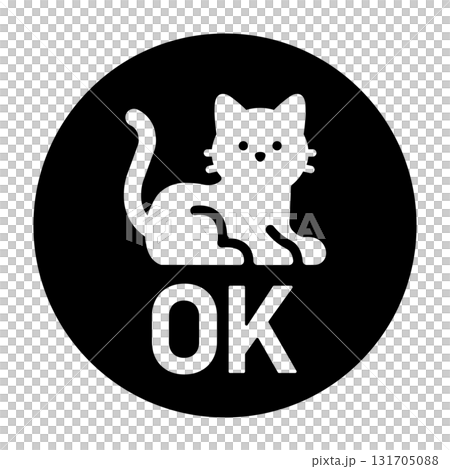 猫 OK アイコン 猫 OK アイコン 131705088