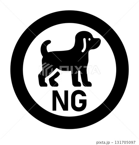 犬　NG　アイコン 131705097