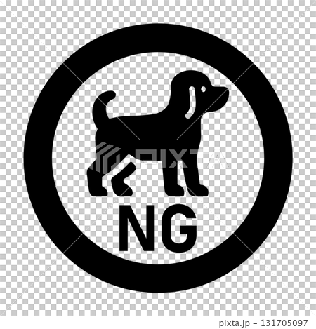 犬　NG　アイコン 131705097
