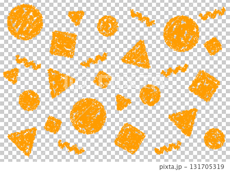 Crayon material: A pop background with geometric patterns Crayon material: A pop background with geometric patterns 131705319