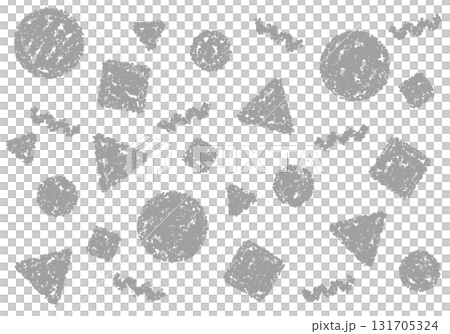Crayon material: A pop background with geometric patterns 131705324