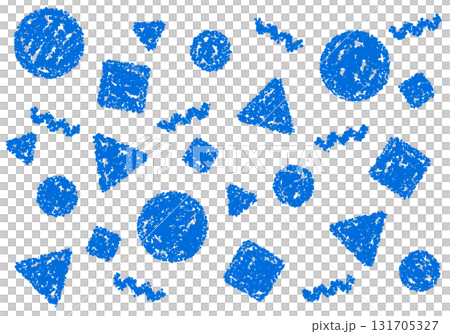 Crayon material: A pop background with geometric patterns Crayon material: A pop background with geometric patterns 131705327