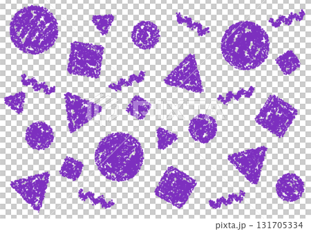 Crayon material: A pop background with geometric patterns Crayon material: A pop background with geometric patterns 131705334