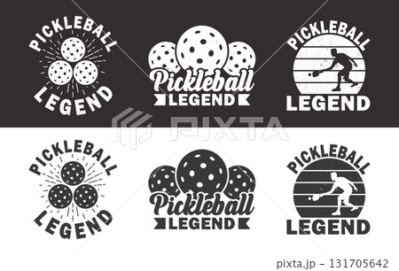 Vintage pickleball legend t-shirt design, Pickleball legend SVG, Grunge pickleball legend bundle, Pickleball t-shirt vector illustration 131705642