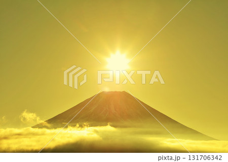 ダイヤモンド富士 131706342