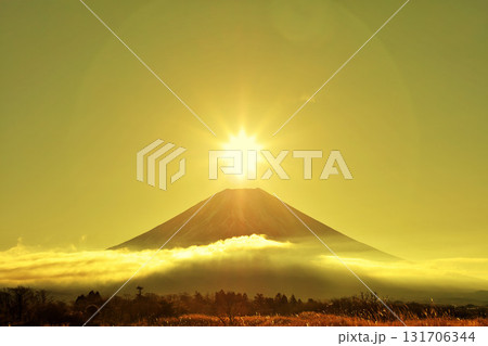 ダイヤモンド富士 131706344