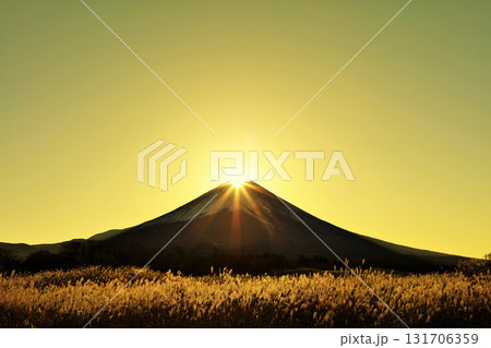 ダイヤモンド富士 131706359