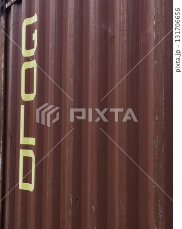 Gold business shipping cargo containers 131706656