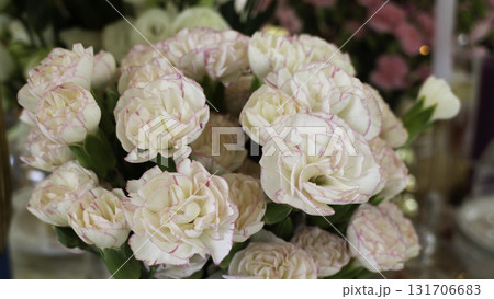 Exterior and interior of cafe restaurant 131706683