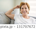senior woman relax at home appartement 131707672