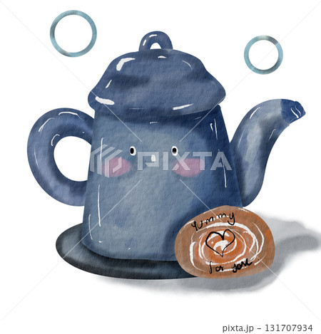 Gray Teapot So Cute 131707934