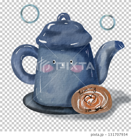 Gray Teapot So Cute 131707934