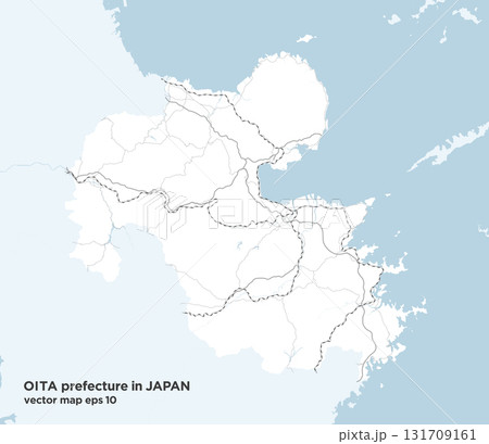 日本の大分県のシンプルなロードマップ 日本の大分県のシンプルなロードマップ 131709161