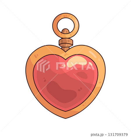 illustration of Heart Locket 131709379
