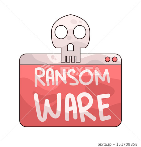 illustration of Ransomware Alert illustration of Ransomware Alert 131709858