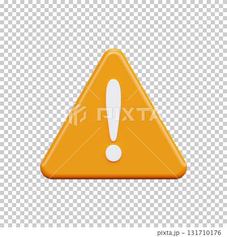 3D danger warning symbol 3D danger warning symbol 131710176