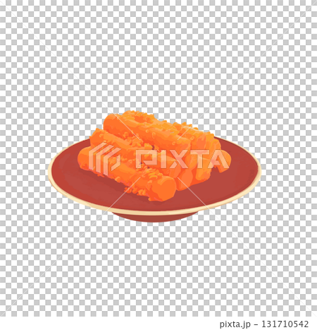 新年和新年禦節料理中使用的搗碎牛蒡根 131710542