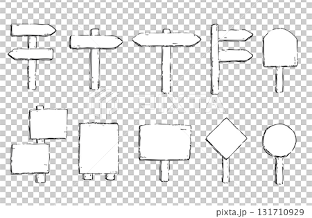 手繪標誌線圖標 131710929