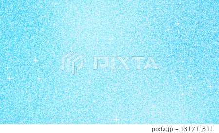 Y2K演出にぴったり！ギラギラ光る水色のデコレーションラメ背景 131711311